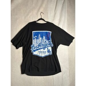 Pro Team Los Angeles Dodgers True Blue ITFDB T-Shirt Black 3XL Heavyweight